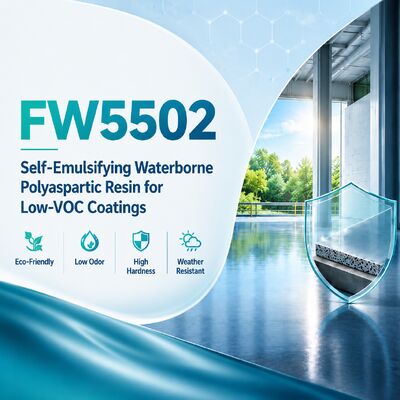 FW5502: راتينج متعدد الأسبارتيك ذاتي الاستحلاب المائي للطلاءات منخفضة المركبات العضوية المتطايرة